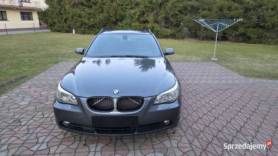 BMW E60 525D SUPER STAN FULL ORYGINALNY NISKI elektrycznie ustawiane fotele