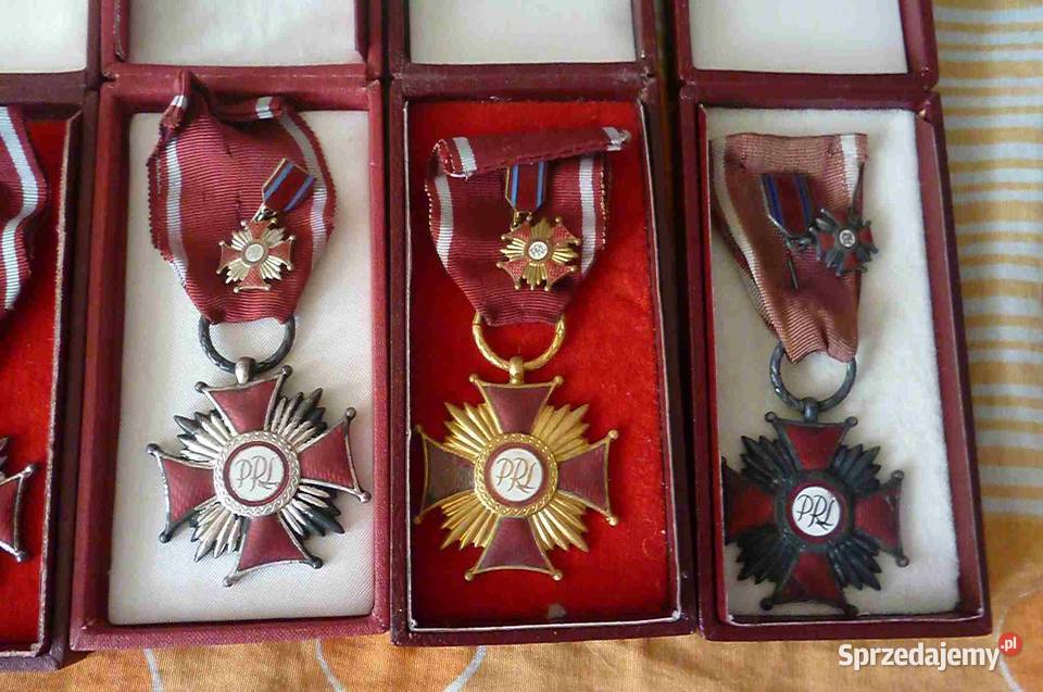 ZBIÓR ZESTAW ODZNACZEN ORDERY KRZYŻ Militaria sprzedam