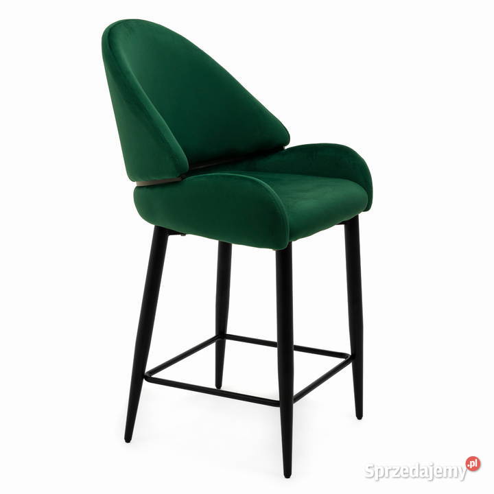 Hoker Tapicerowany Bergamo Butelkowa Zieleń Tarchały Małe