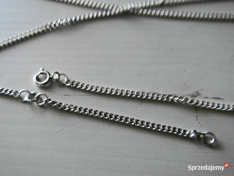 Długi masywny łańcuch srebro 925 srebro Warszawa sprzedam