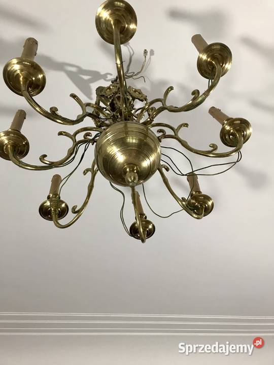 Kinkiety 2 SETY Oryginalne mosiężne komplety do mazowieckie Konstancin-Jeziorna sprzedam