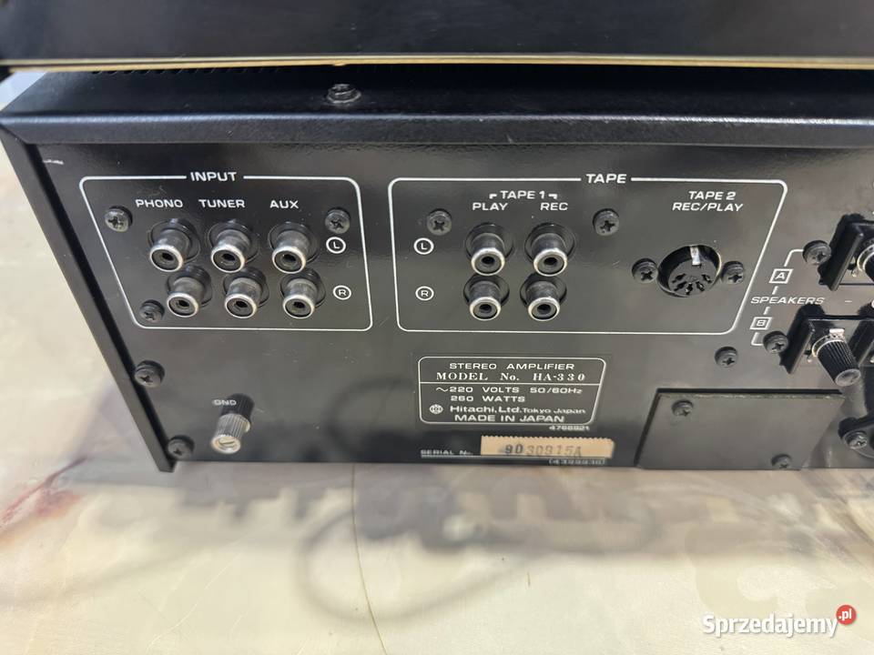 HITACHI HA330 and HITACHI FT340 Łapy