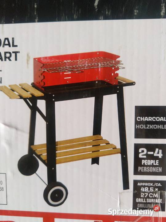 NAJTANIEJ Grill Węglowy Mobilny Wózek Zabrze