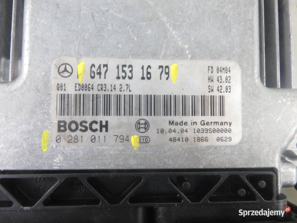 STEROWNIK MERCEDES KLASA E S211 E 270 T CDI sprzedam