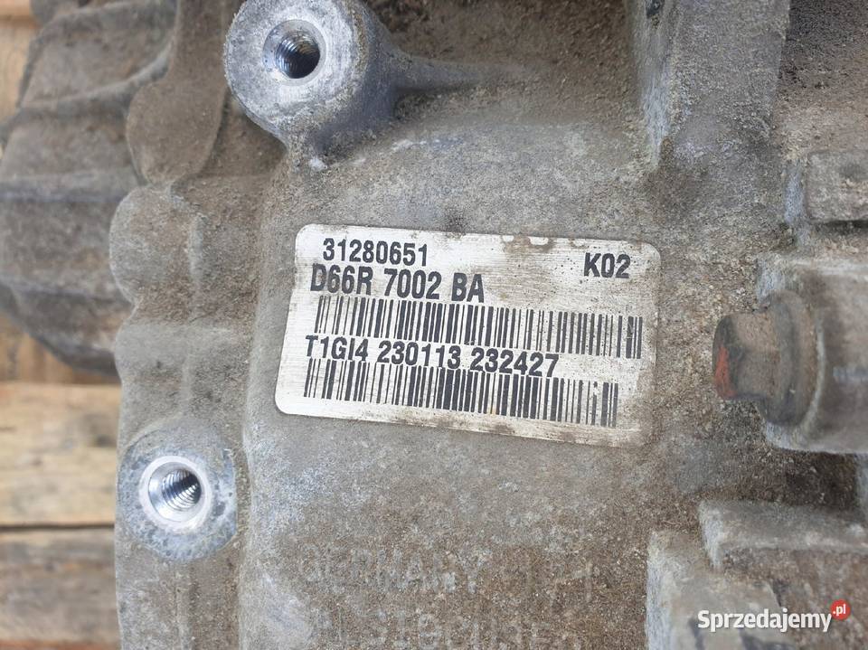 Volvo V40 II 20 D3 D4 SKRZYNIA BIEGÓW D66R7002BA Skrzynie biegów manualne Chełm