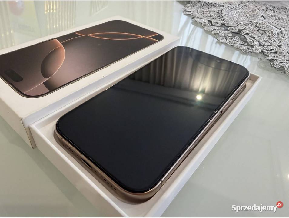 Iphone 16 pro gold 128gb nowy Zielonka