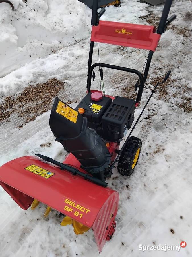Odśnieżarka pług śnieżny Wolf Garten stan Odśnieżarki Konina