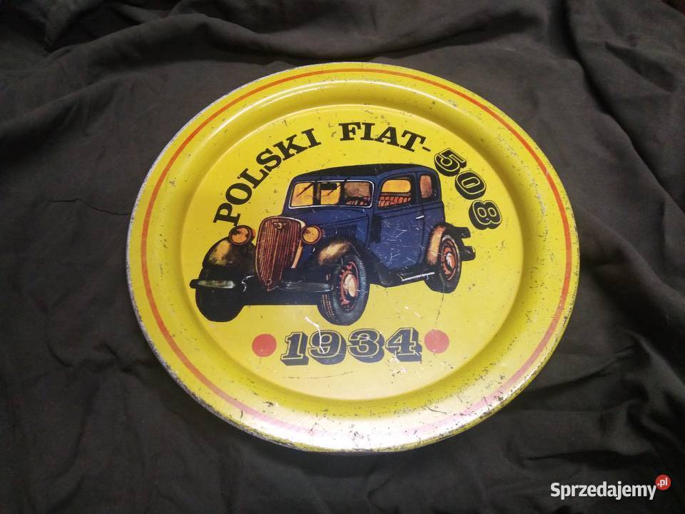 Talerz taca Polski Fiat 508 prl Radzyń Podlaski