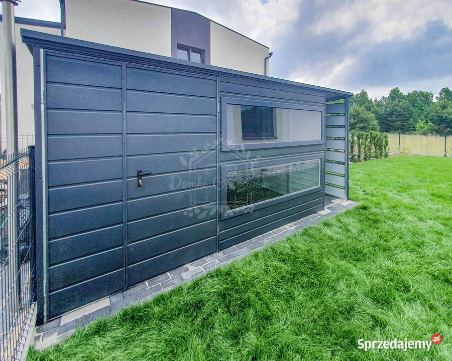 Schowek Domek Ogrodowy 35x2m Wiata 1m 2x Okno Domki narzędziowe Tychy