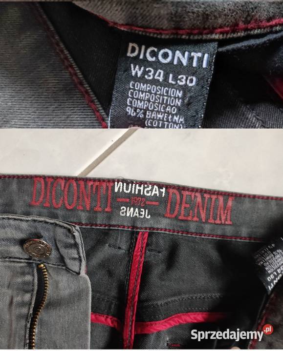 dżinsy spodnie męskie przecierane casual Rozmiar XL