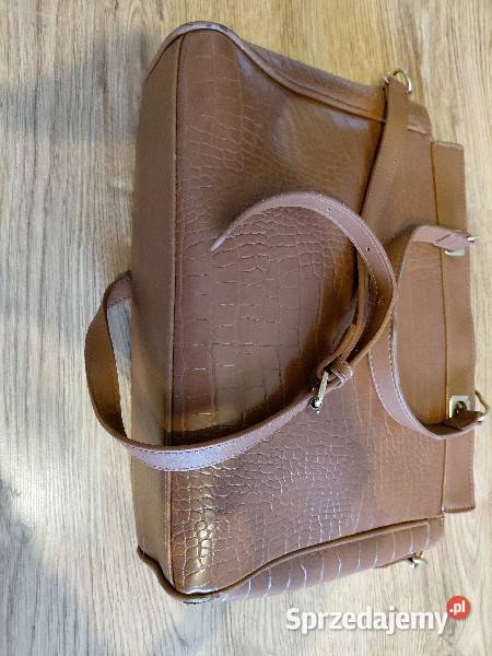 Brązowa torebka damska elegancka pojemna mazowieckie Warszawa