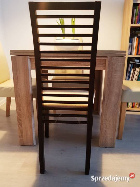 6 sztuk solidnych krzeseł drewnianych Łódź