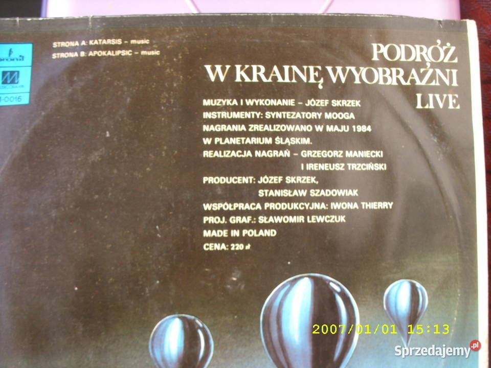 Winyl LP Rock JÓZEF SKRZEK PODRÓŻ W KRAINE sprzedam
