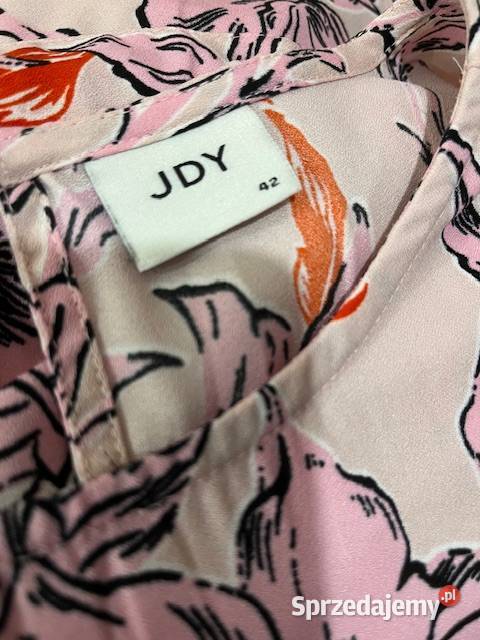 JDY bluzka modny wzór kwiaty floral pastelowa różowy Bluzki i koszule zachodniopomorskie Choszczno