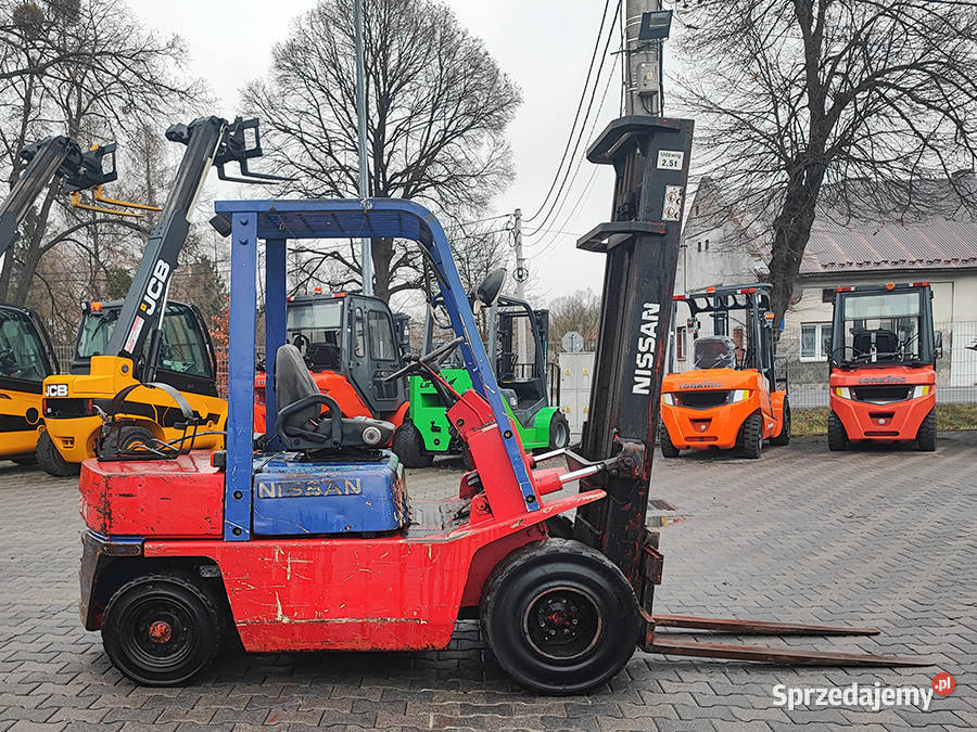 Wózek widłowy Nissan FG25 25 tony duplex 38 m Nissan sprzedam