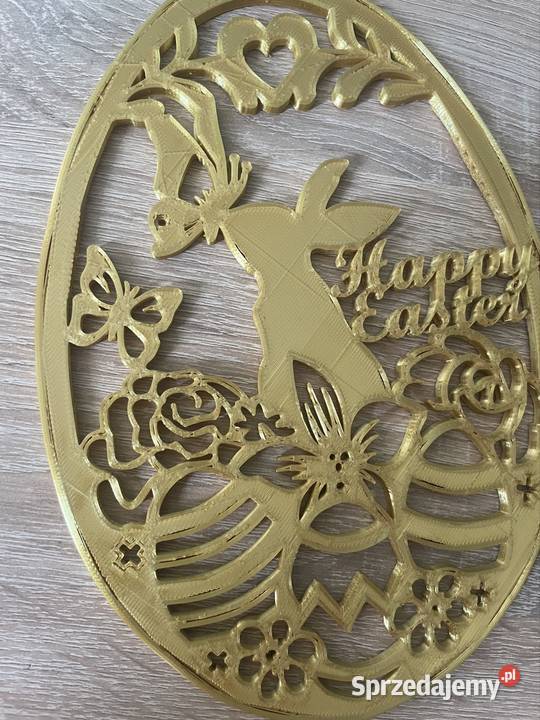 Duży witraż z wielkanocnym obrazkiem Kłodawa sprzedam