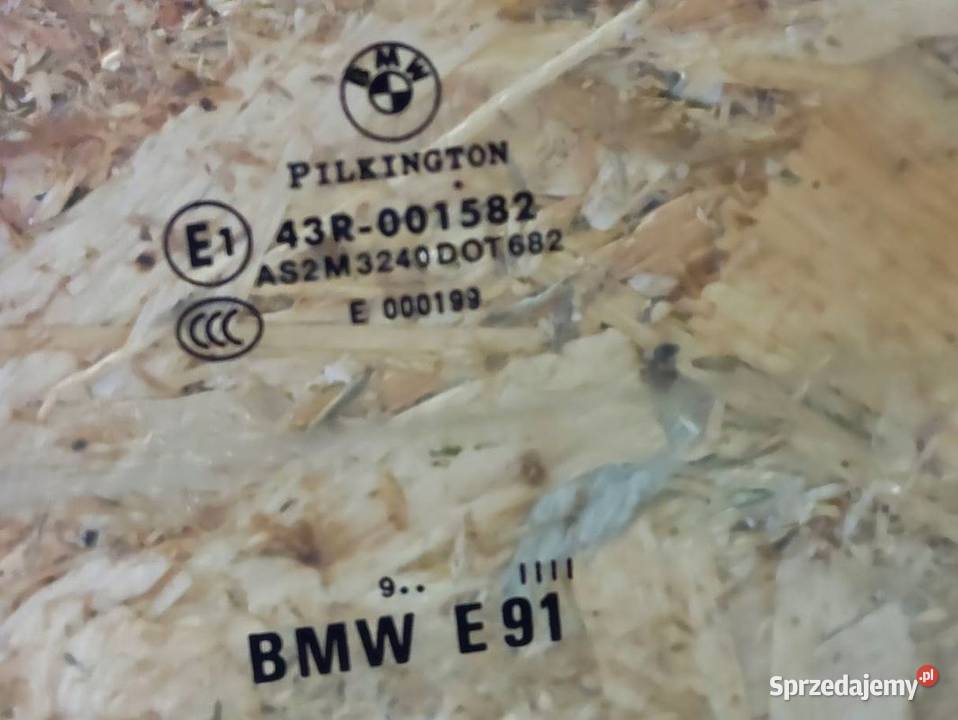 Szyba Drzwi Lewy Tył BMW E91 Kombi