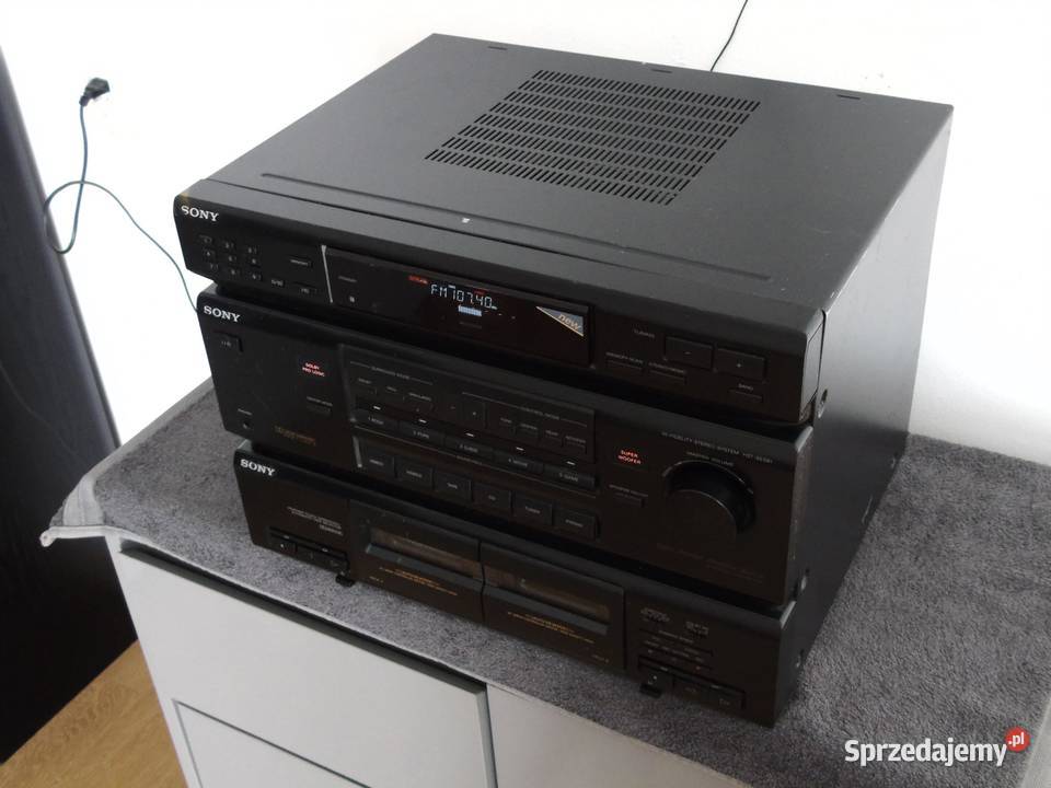 Wzmacniacz z radiem i magnetofon Sony HSTSE581 podkarpackie