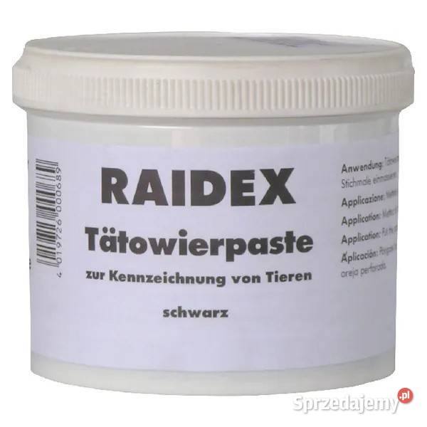 Tusz pasta do tatuownicy czarny 600g znakowanie Pozostałe