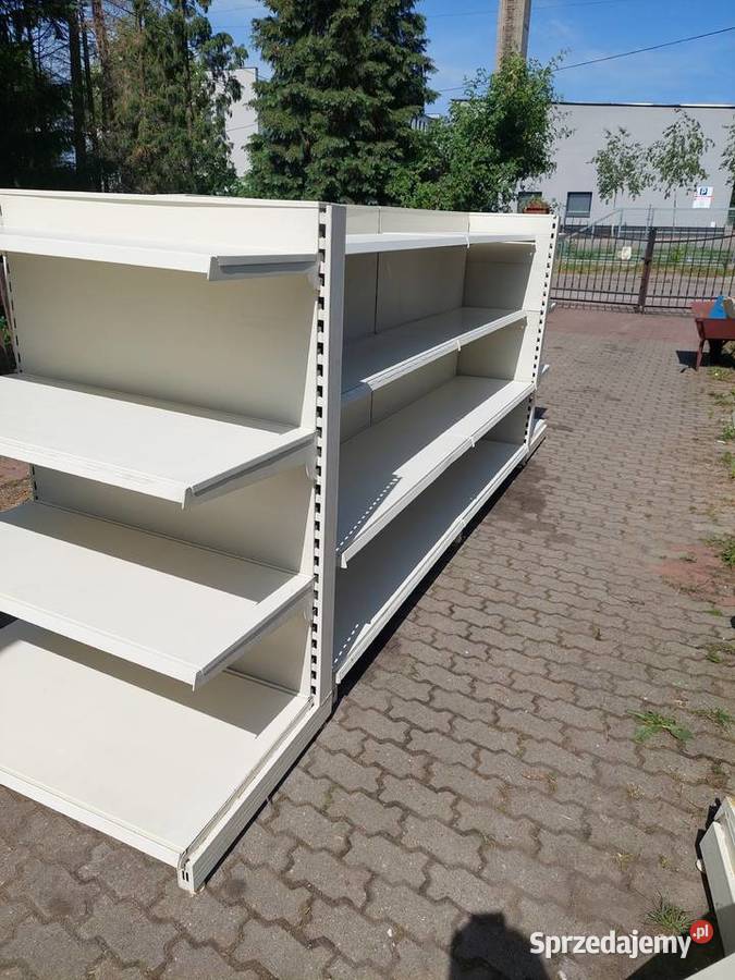 Gondola sklepowa z regałami szczytowymi 170 podlaskie Białystok sprzedam