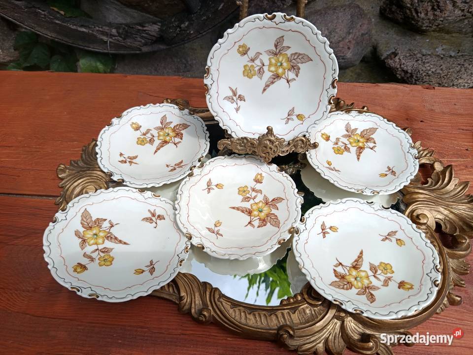 Talerzyki konfiturówki Reichenbach Porcelana i szkło lubuskie