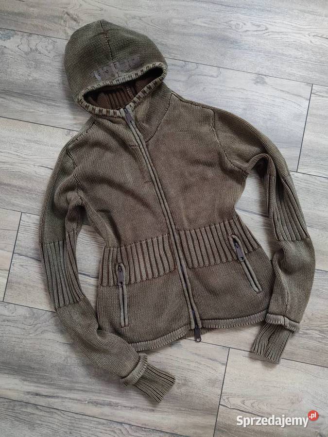 Sweter bluza Bench Vintage Zip Zamek 38 40 Jasło