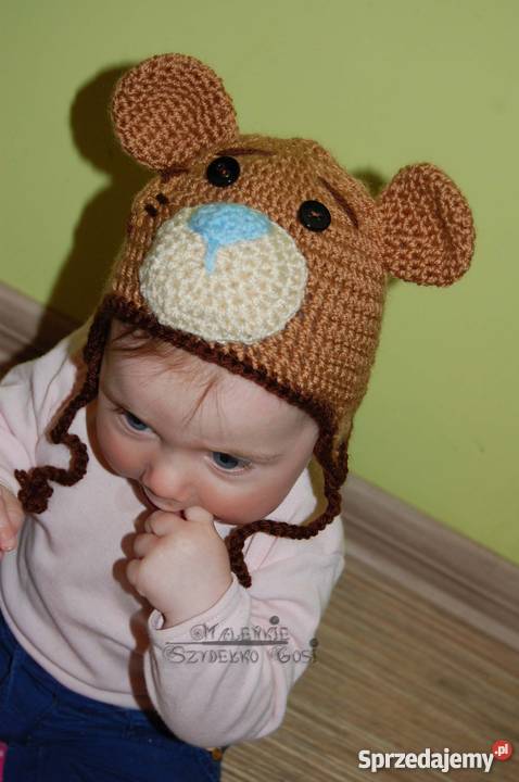 czapki dzieci szydełko rękodzieło śląskie