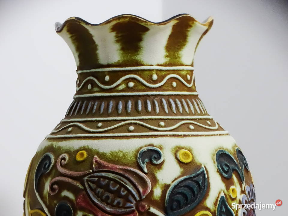 Wazon ceramiczny dekoracyjny WGermany 30 styl Biłgoraj