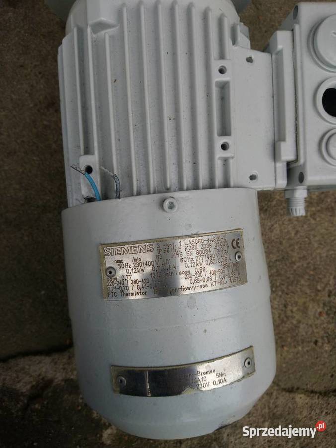 Sprzedam silniki simens z przekładnia lubelskie Ryki sprzedam