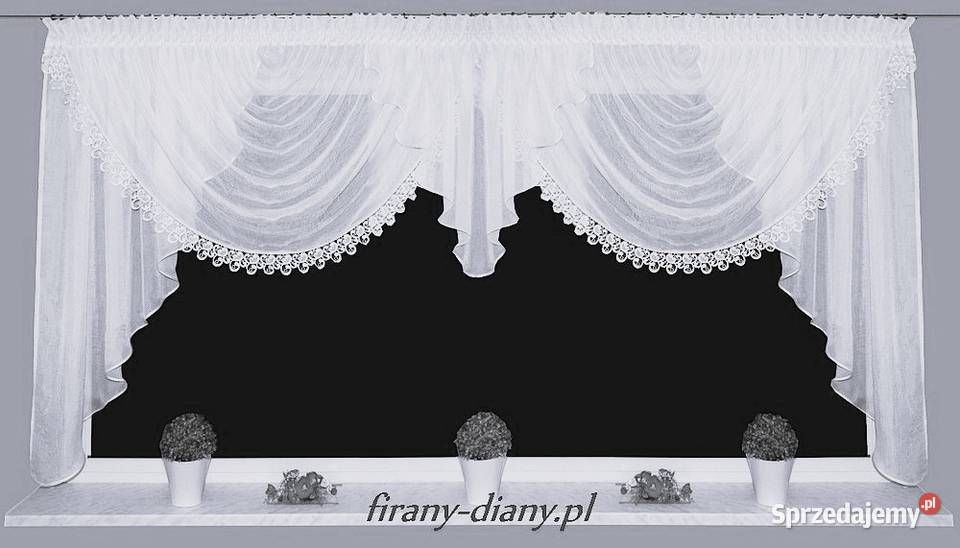 Krótka firana lambrekin na karnisz 280290 firany Lublin sprzedam
