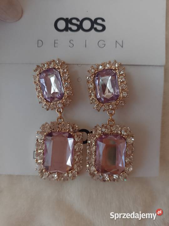 ASOS Wytworne Bogato zdobione kolczyki z Londynu Kraków