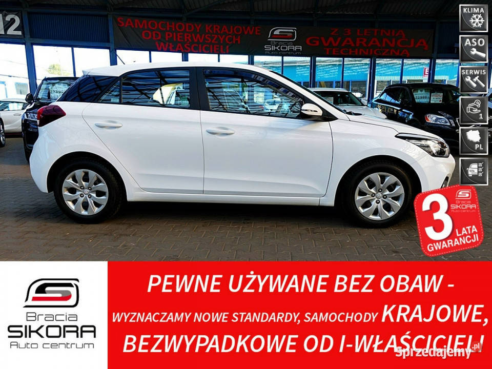 Hyundai i20 3 Lata GWARANCJA I-wł Kraj Bezwypadkowy Serwisowany ASO FV23% …