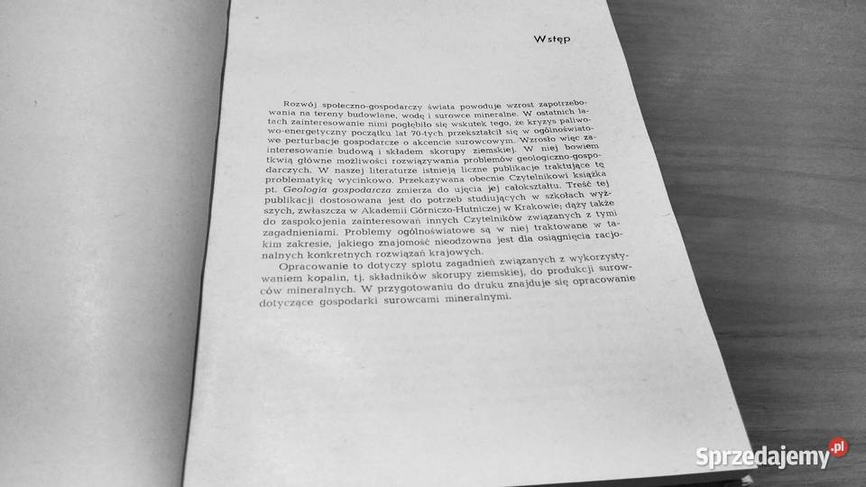 Geologia gospodarcza Andrzej Bolewski Hubert Gdańsk