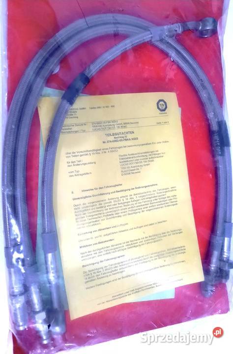 Przewody hamulcowe w oplocie TRW MCH603V3 Ducati Gaszowice