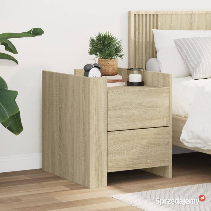 Szafka nocna dąb sonoma 45x50x50 materiał Warszawa