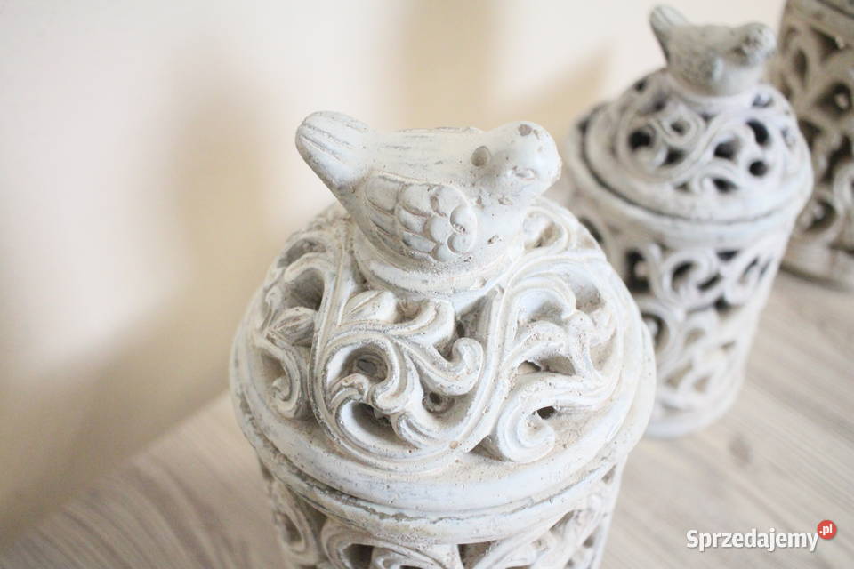 Lampiony 3 sztuki ładne zdobienie