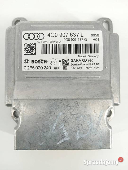 MODUŁ PRZYSPIESZENIA 4G0907637L Audi A7 I Komputery Układ elektryczny, zapłon świętokrzyskie
