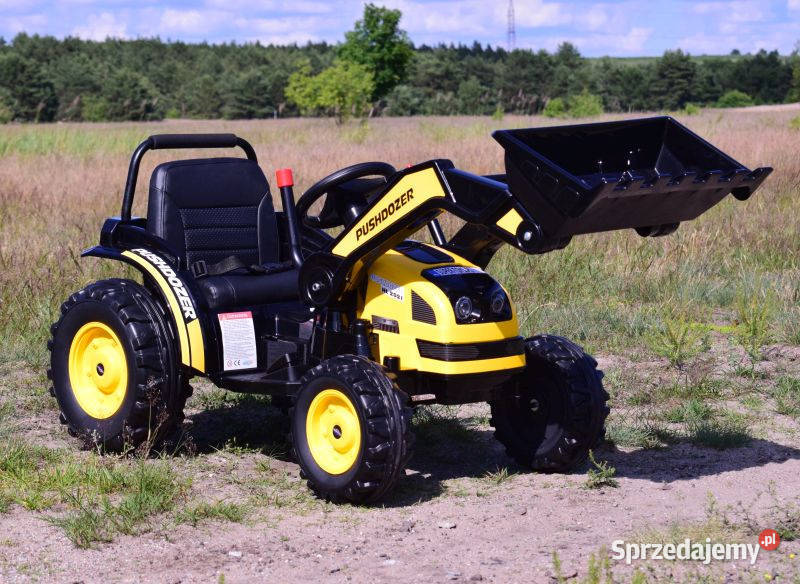 Autko MEGA TRAKTOR Z ŁYŻKĄ KOPARKA na akumulator śląskie Myszków
