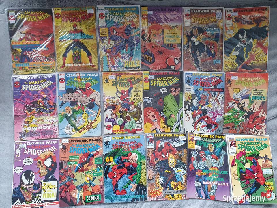 SpiderMan wydawnictwo TMSemic zestaw 93 komiksów pomorskie Gdynia
