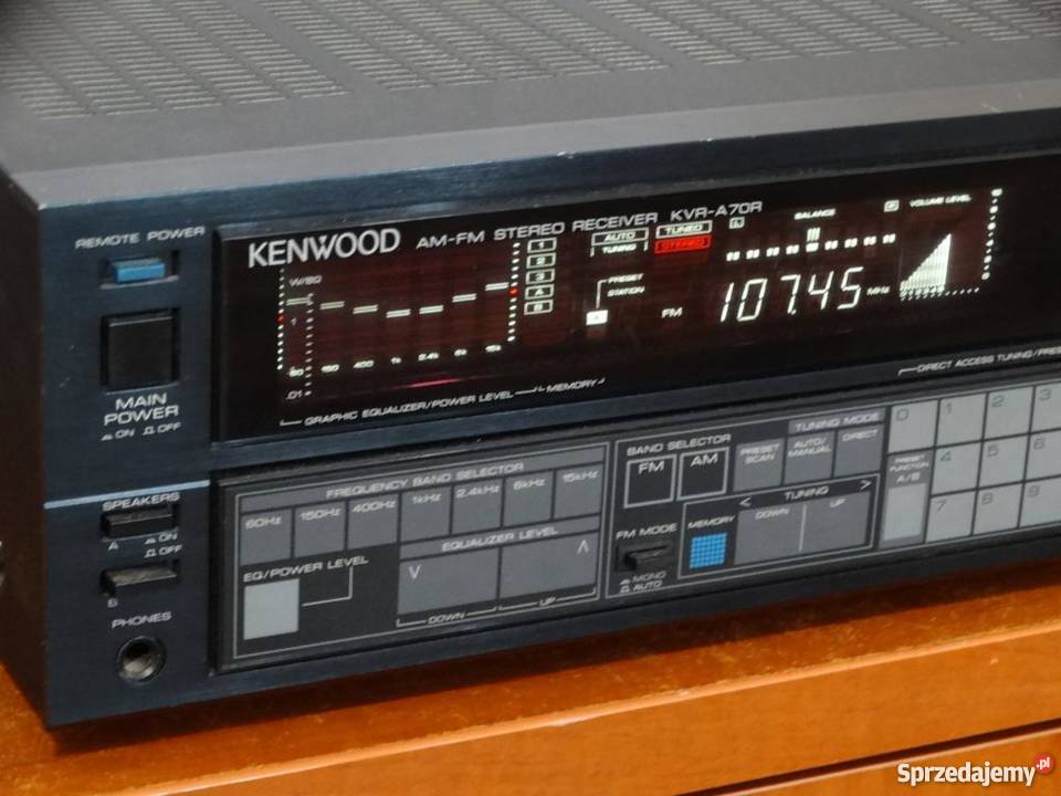 Amplituner z korektorem Kenwood KVRA70R WYSYKA Jasło
