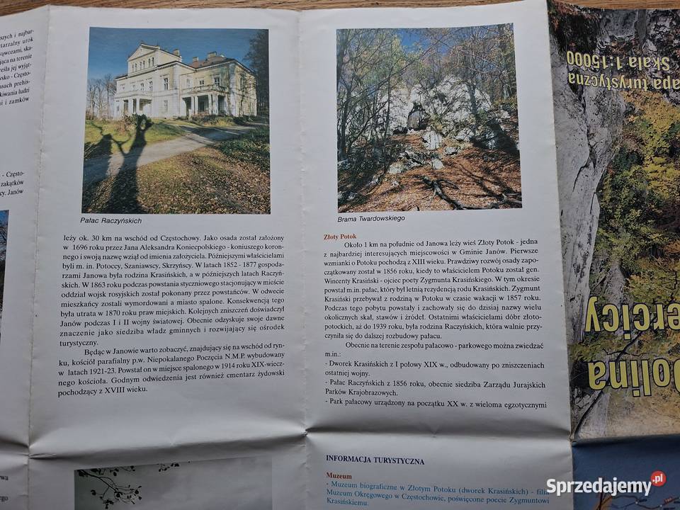 Doliny Wiercicy 1 15 000 mapa turystyczna Gmina miękka Kraków