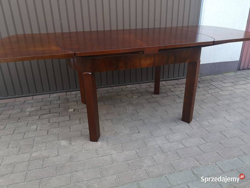 Stół ARTDECO Orzech Rozkładany Stary Antyk Swarzędz