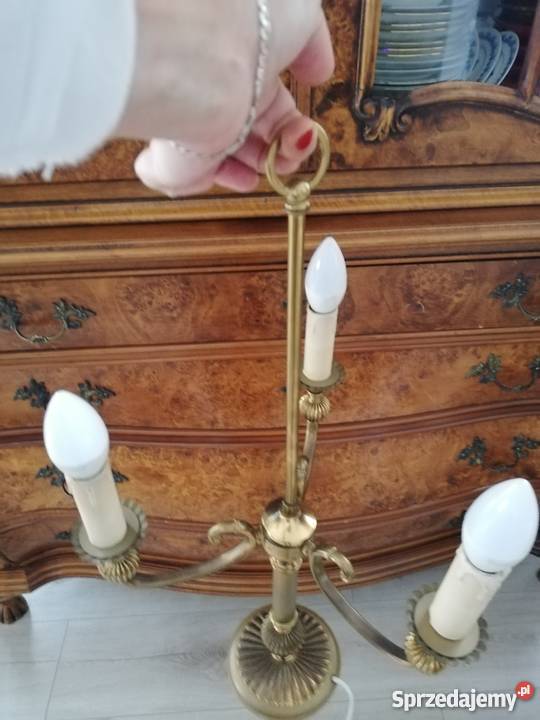 Lampa stojąca trójramienna świecznik Ropa