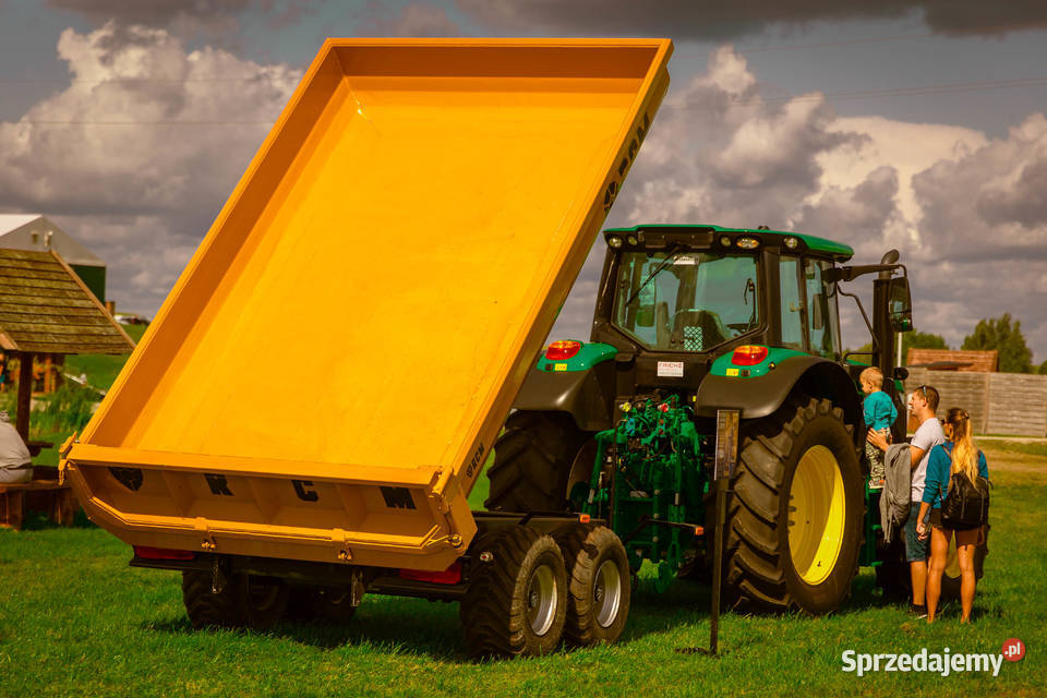 RCM PK1 Przyczepa do koparki kołowej 8ton nieuszkodzony Gołdap