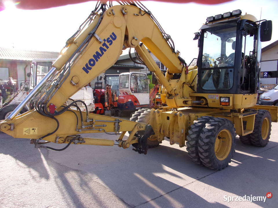 Koparka kołowa KOMATSU PW98MR8 2013 r Rok produkcji 2013 Opoczno sprzedam