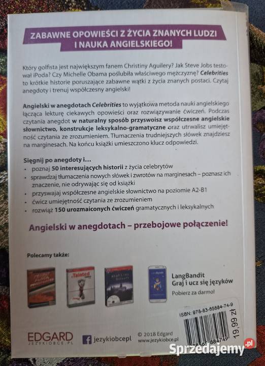 Angielski w anegdotach Greg Gajek Alicja ISBN 9788365884749 Kraków sprzedam