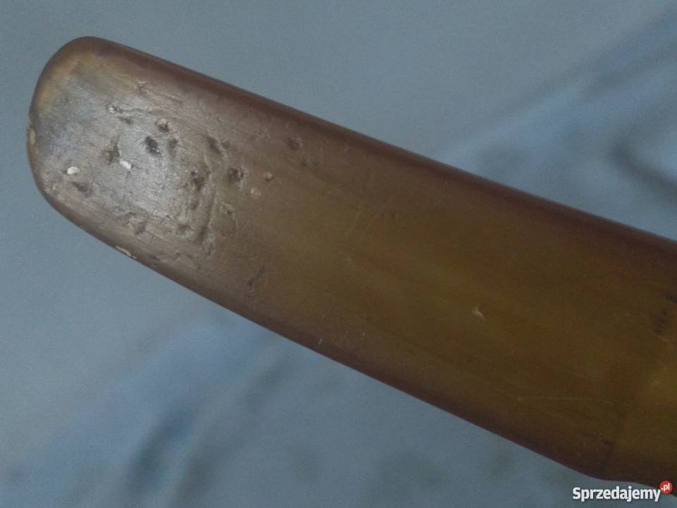 STARA ŁYŻKA DO BUTÓW ręczny wyrób RÓG NATURALNY Warszawa