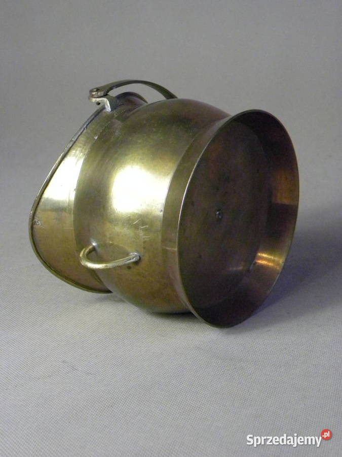 Mosiężny dzbanek dzbanuszek z mosiądzu Legnica sprzedam