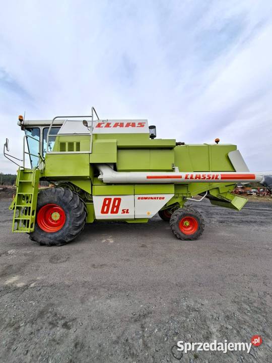 Kombajn zbożowy Claas Dominator 88s heder 39 m wielkopolskie Łobżenica