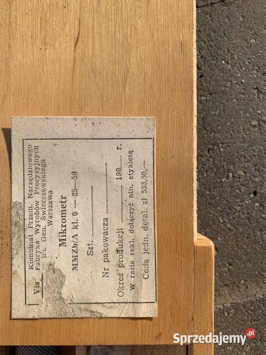 Mikromierz sufmiarka Ręczne sprzedam